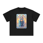 Witch And Globe Card Graphic Tee-INNBLAC Fashion Apparel