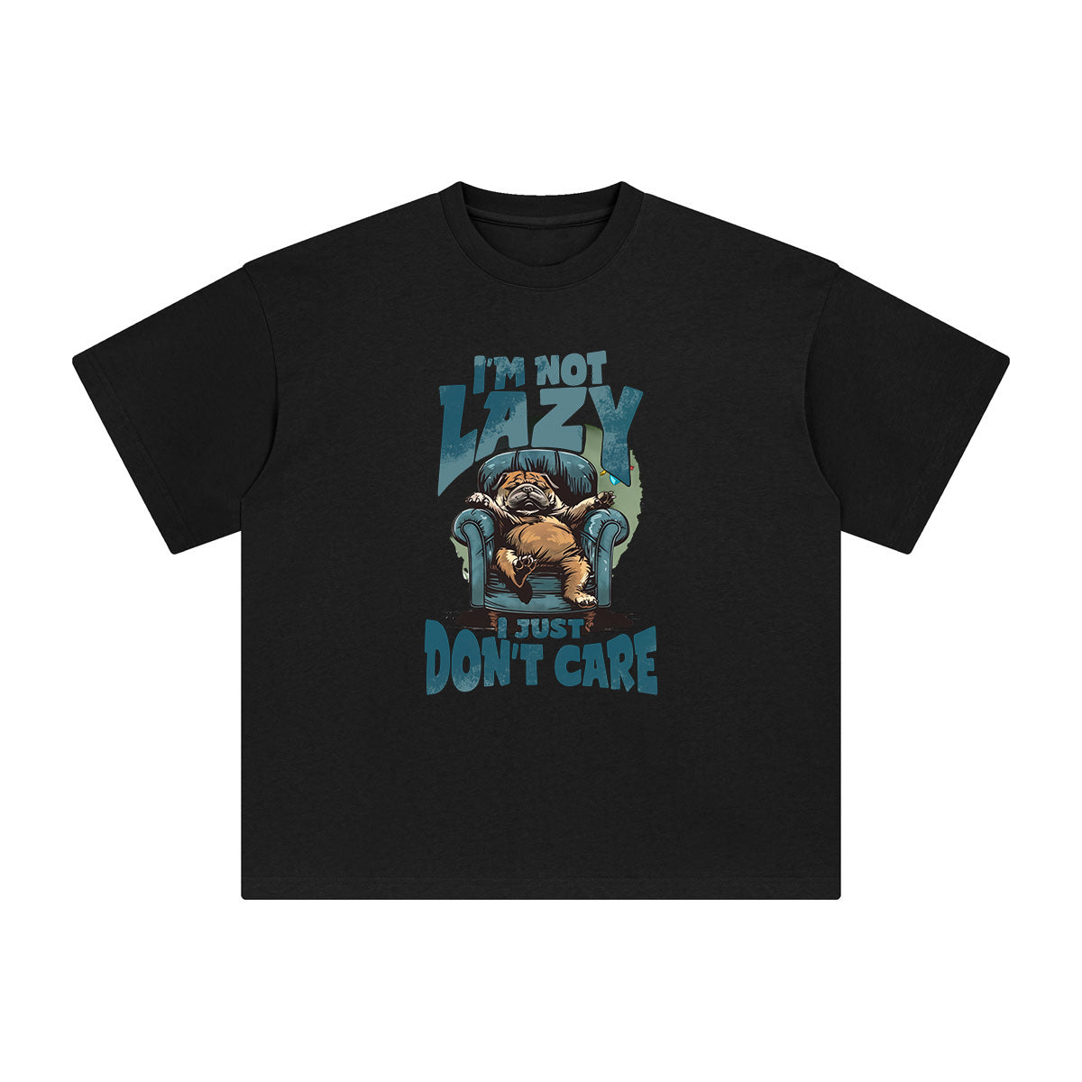 Lazy Dog Graphic Tee-INNBLAC Fashion Apparel