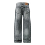 Washed American Streetwear Unisex Jeans