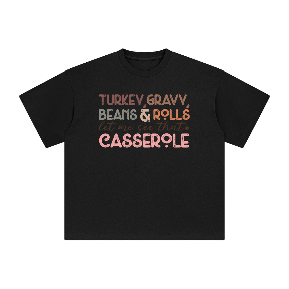 Thanksgiving Quote Graphic Tee-INNBLAC Fashion Apparel