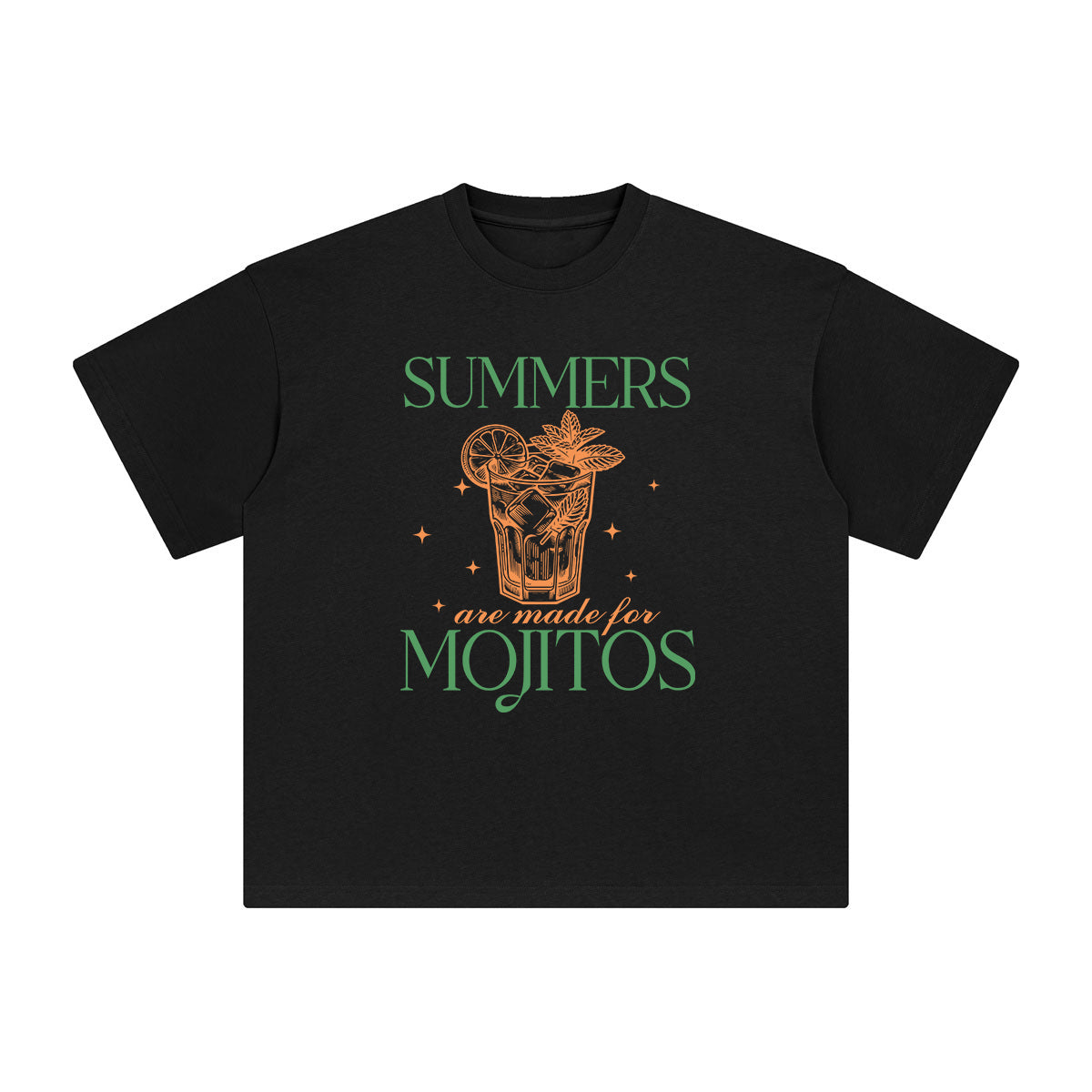 Summers Mojitos Graphic Tee-INNBLAC Fashion Apparel