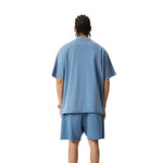 Heavyweight Washed Raw Edge Tee 8oz