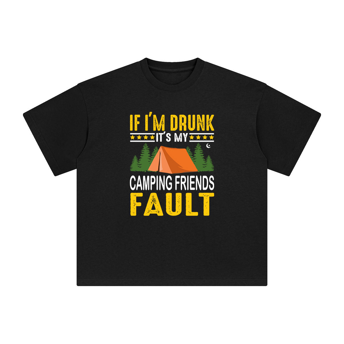 Camping & Quote Graphic Tee-INNBLAC Fashion Apparel
