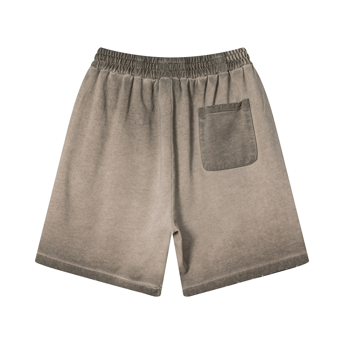 Pantalones cortos desgastados con lavado intenso