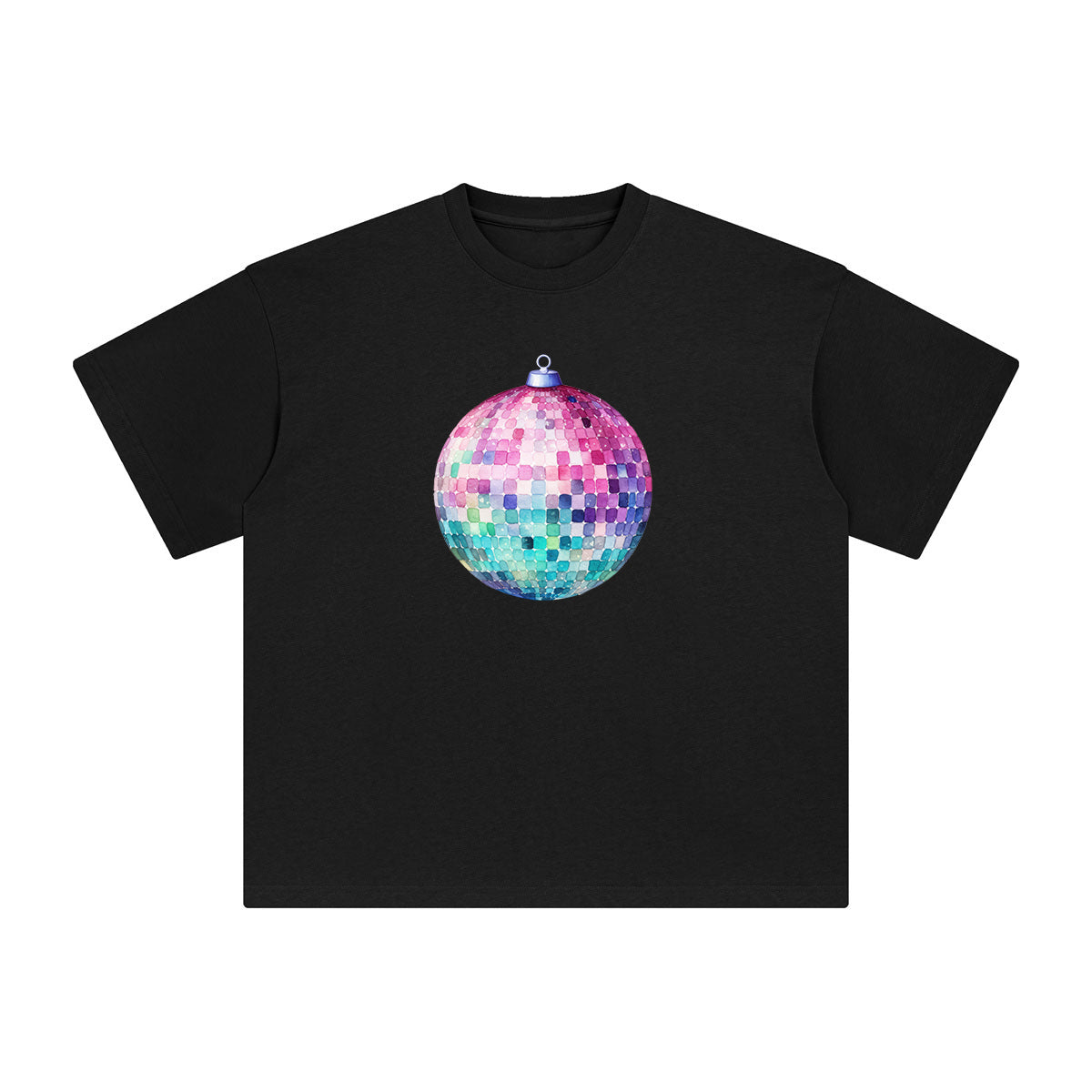 Disco Ball Graphic Tee-INNBLAC Fashion Apparel