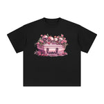 Pink Coffin Graphic Tee-INNBLAC Fashion Apparel