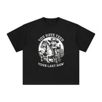 Cowboy Cat Retro Graphic Tee-INNBLAC Fashion Apparel