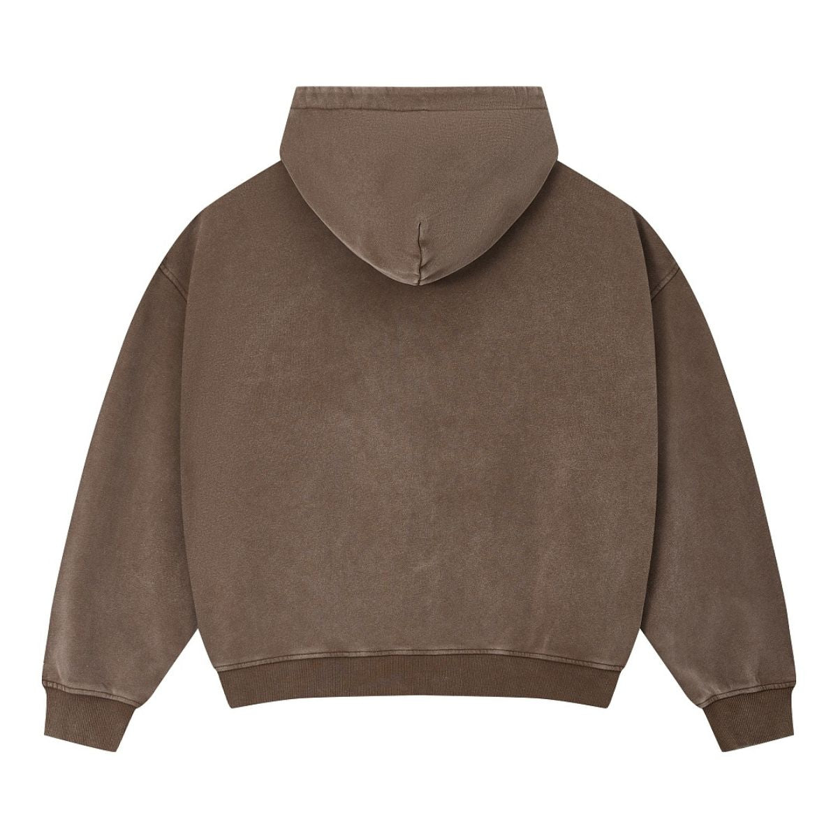 Vintage Relaxed Drop‑Shoulder Zip‑Up Hoodie