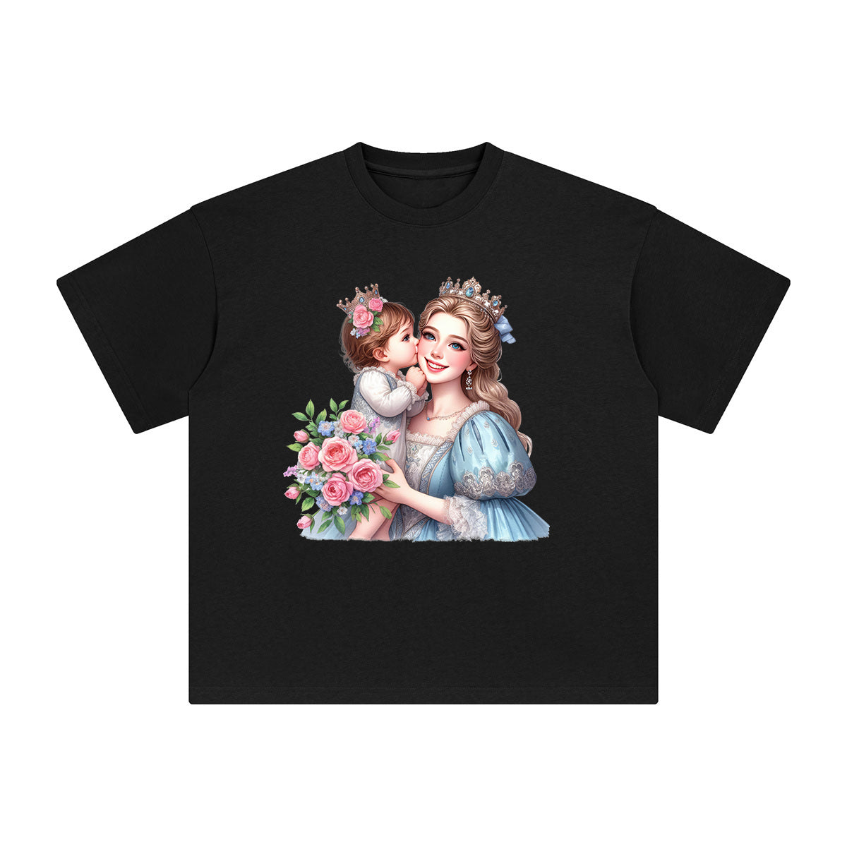 Mom And Baby Graphic Tee-INNBLAC Fashion Apparel