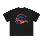 Land Of The Free Graphic Tee-INNBLAC Fashion Apparel