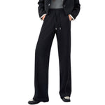 Women's Knit Denim Wide-Leg Pants