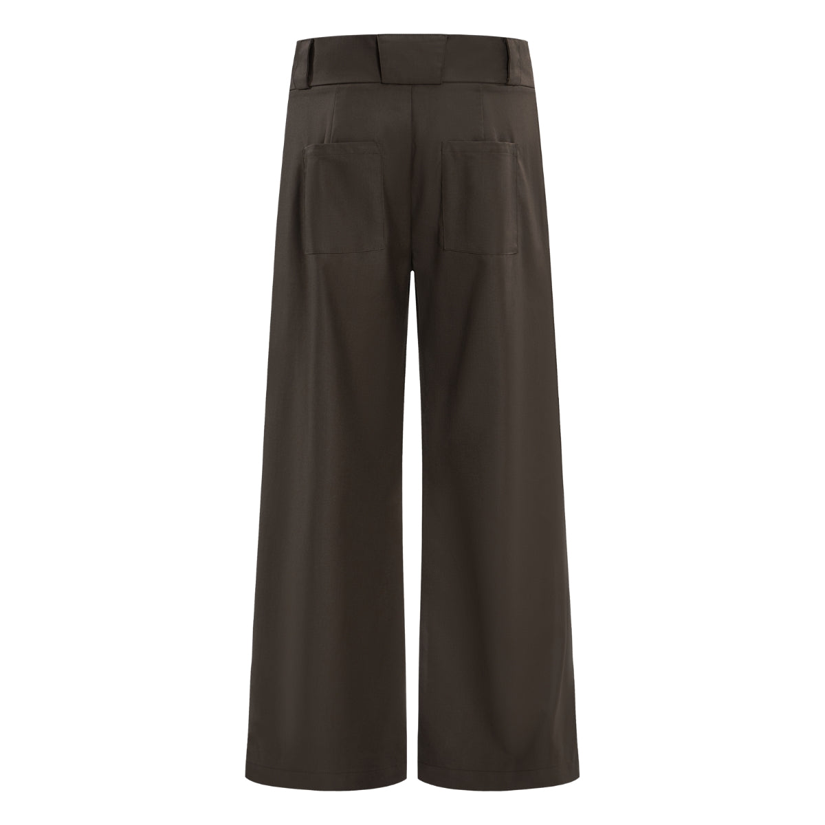 Vintage High Street Pleated Wide-Leg Draped Trousers