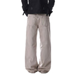 Minimalist Washed Straight Leg Denim Jeans
