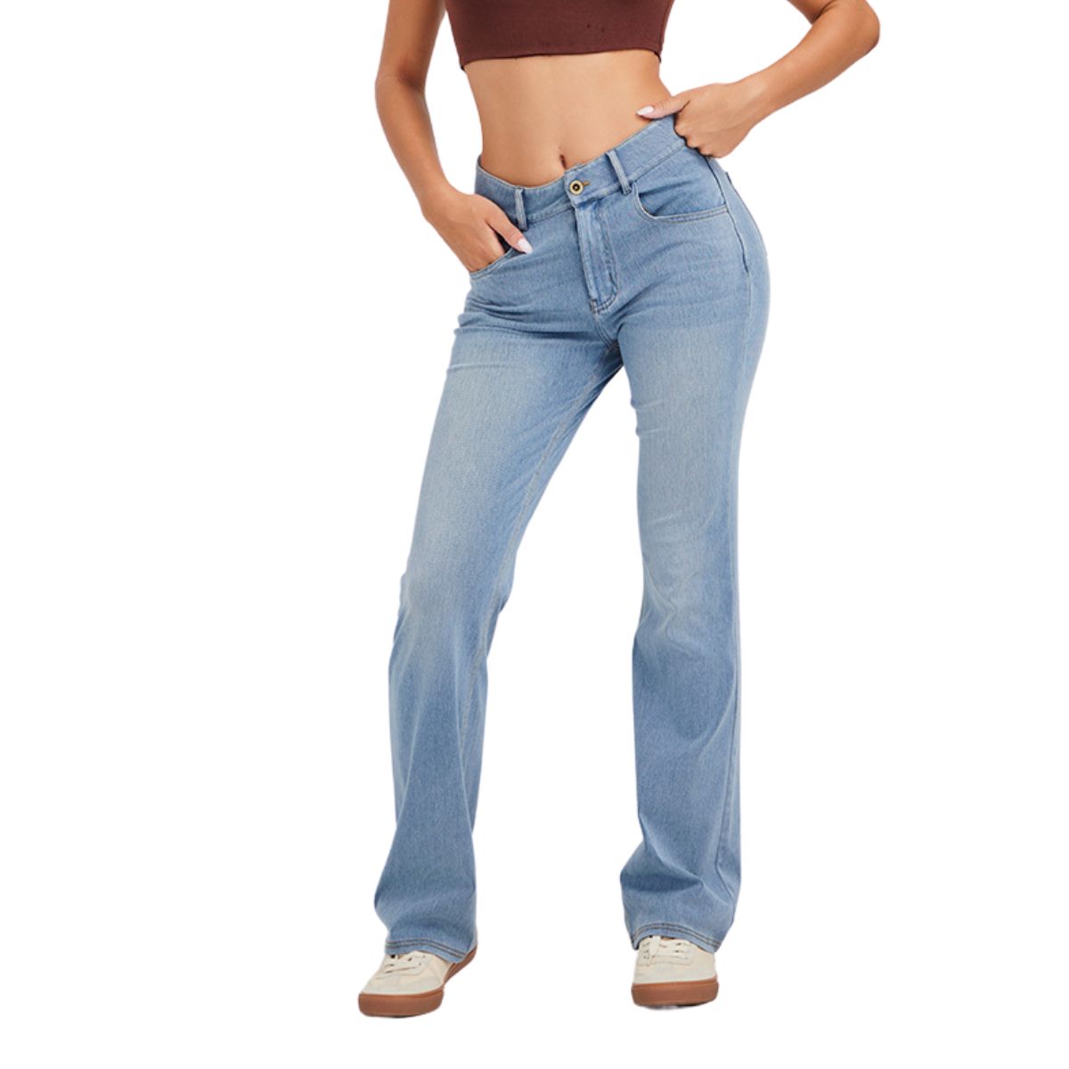High‑Waisted Butt‑Lifting Whiskered Fitness Casual Pants With Pockets