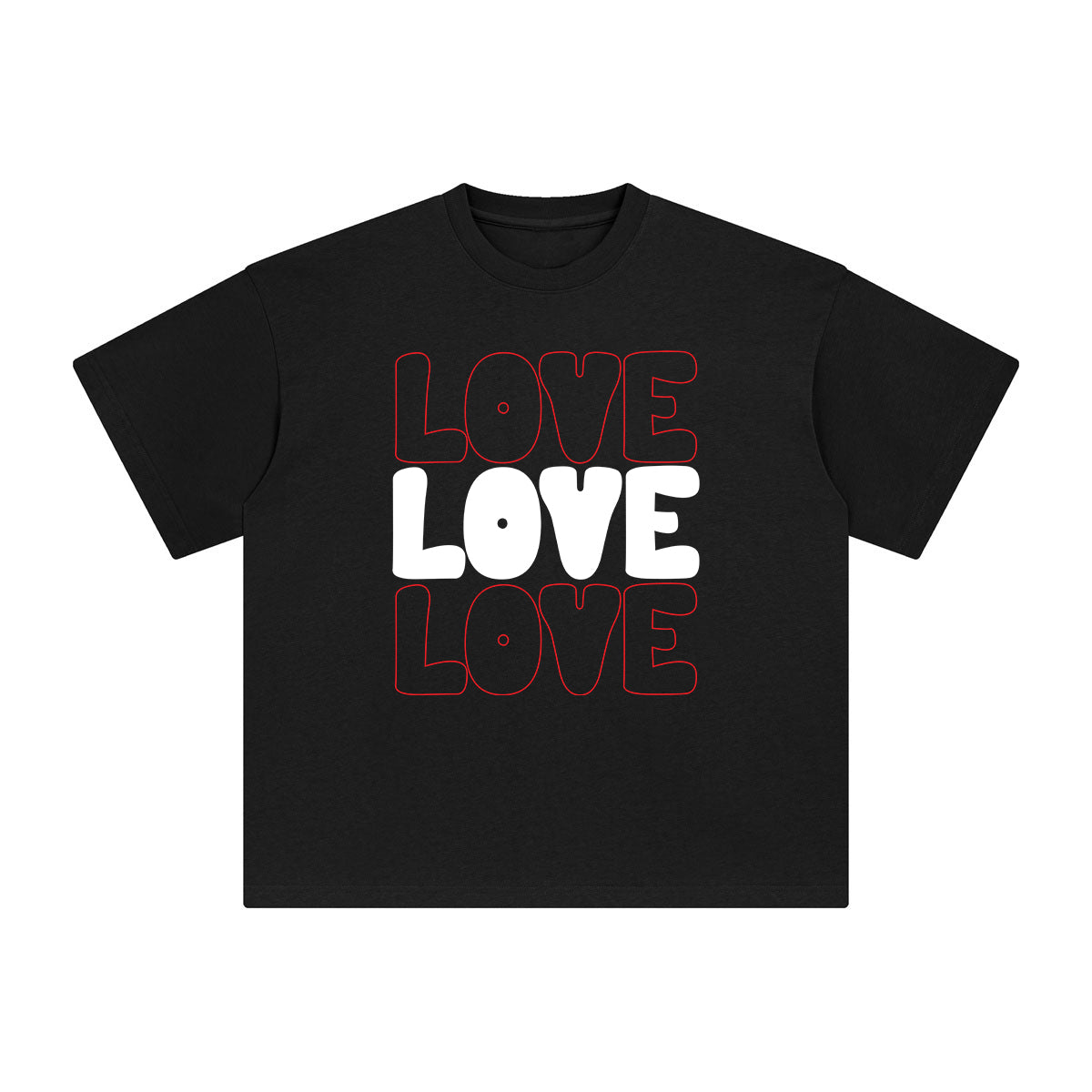 LOVE Aesthetic Graphic Tee-INNBLAC Fashion Apparel