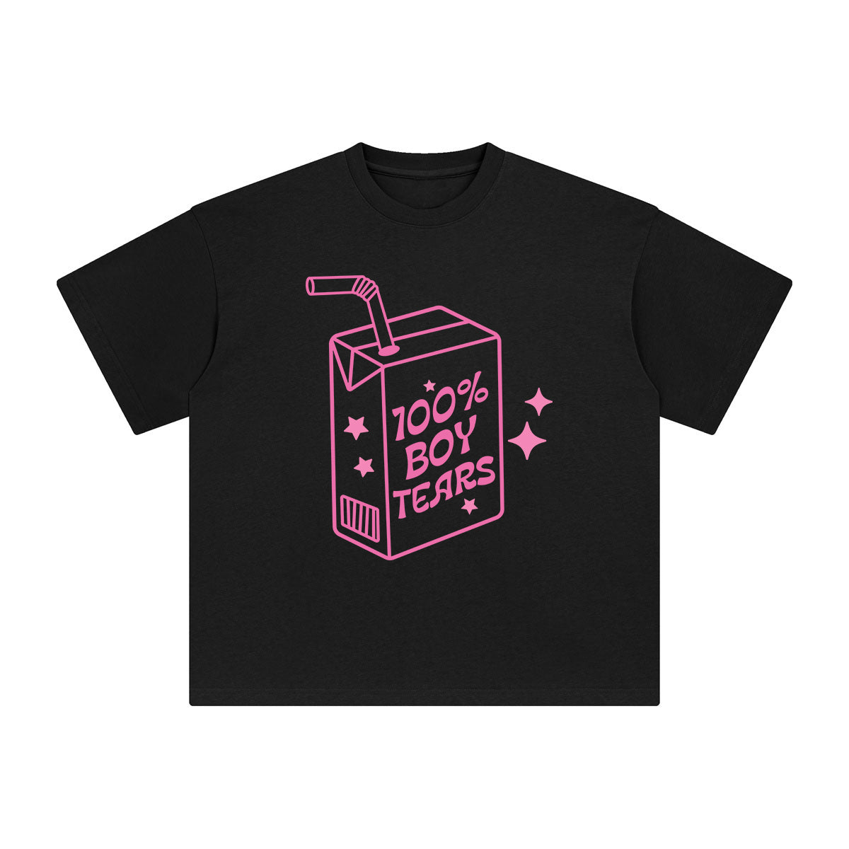 Boy Tears Juice Graphic Tee-INNBLAC Fashion Apparel