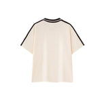Vintage Waffle Colorblock Boxy Fit Heavyweight Polo T-Shirt