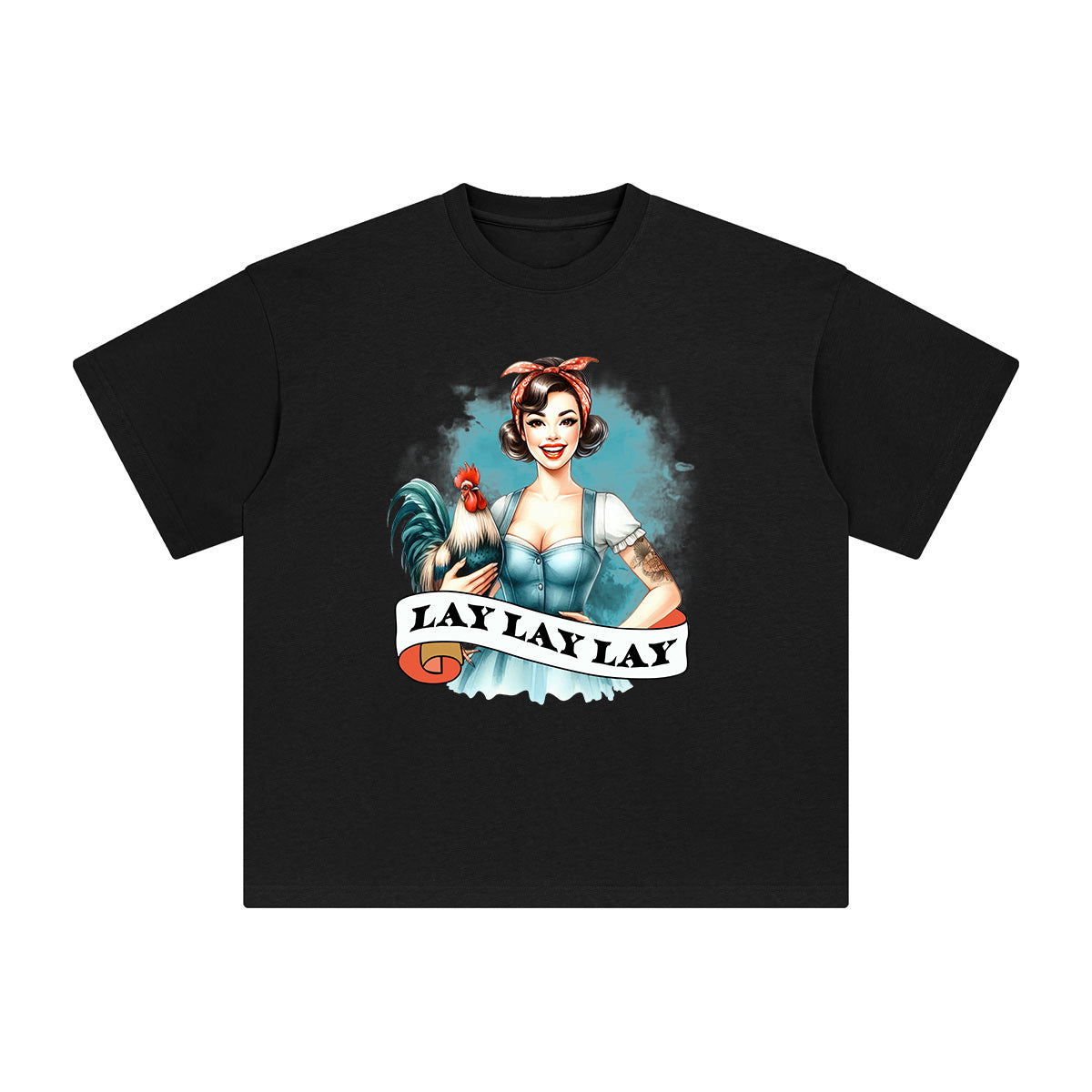 Lay Lay Lay Graphic Tee-INNBLAC Fashion Apparel