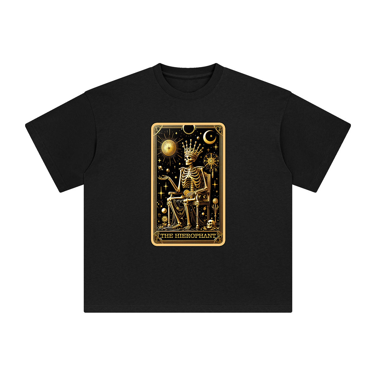 The Hierophant Card Graphic Tee-INNBLAC Fashion Apparel