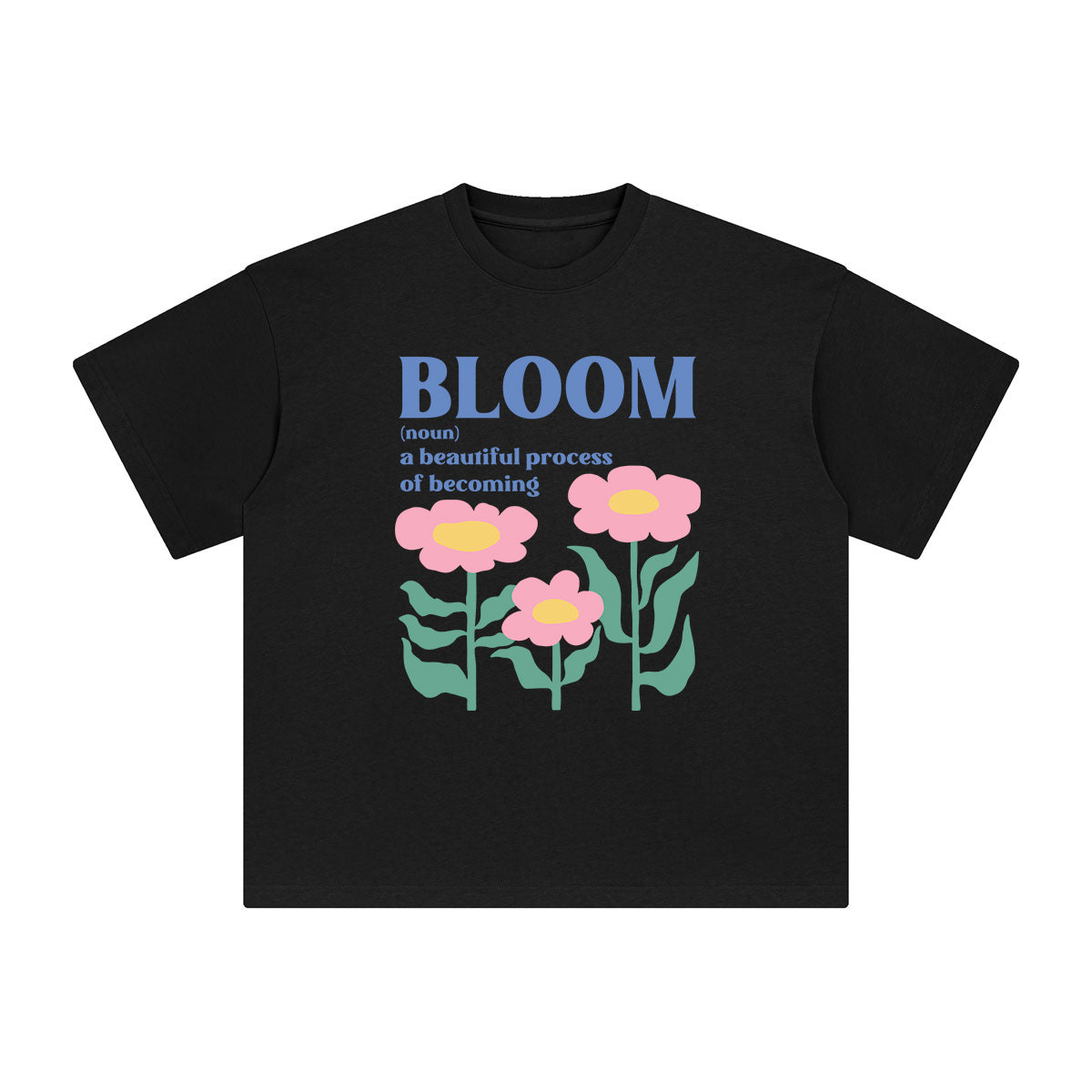 Bloom Abstract Graphic Tee-INNBLAC Fashion Apparel
