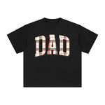 Christmas Plaid DAD Graphic Tee-INNBLAC Fashion Apparel