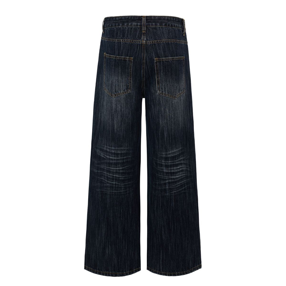 Vintage Slub Denim Wide Leg Jeans