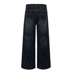 Vintage Slub Denim Wide Leg Jeans