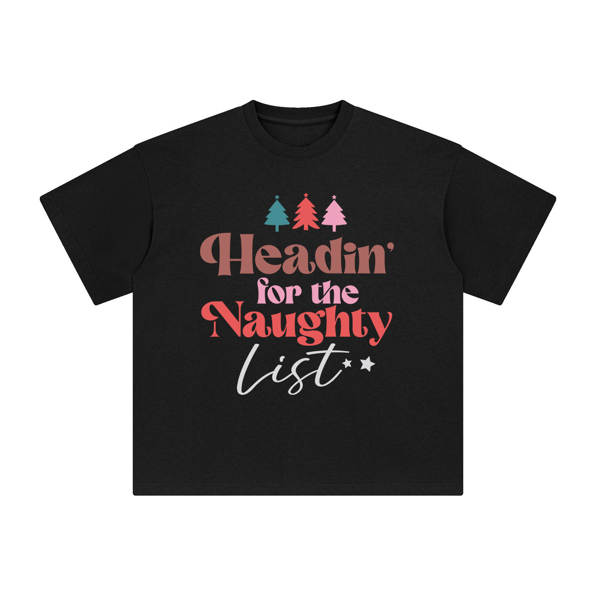 Christmas Tress Graphic Tee-INNBLAC Fashion Apparel