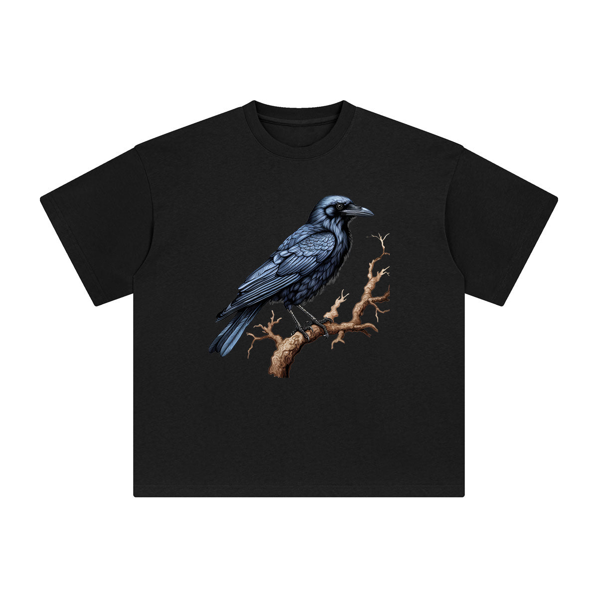 Halloween Raven Graphic Tee-INNBLAC Fashion Apparel