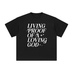 Living Proof Of A Living God Graphic Tee-INNBLAC Fashion Apparel
