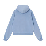Washed Distressed Loose Casual Hoodie