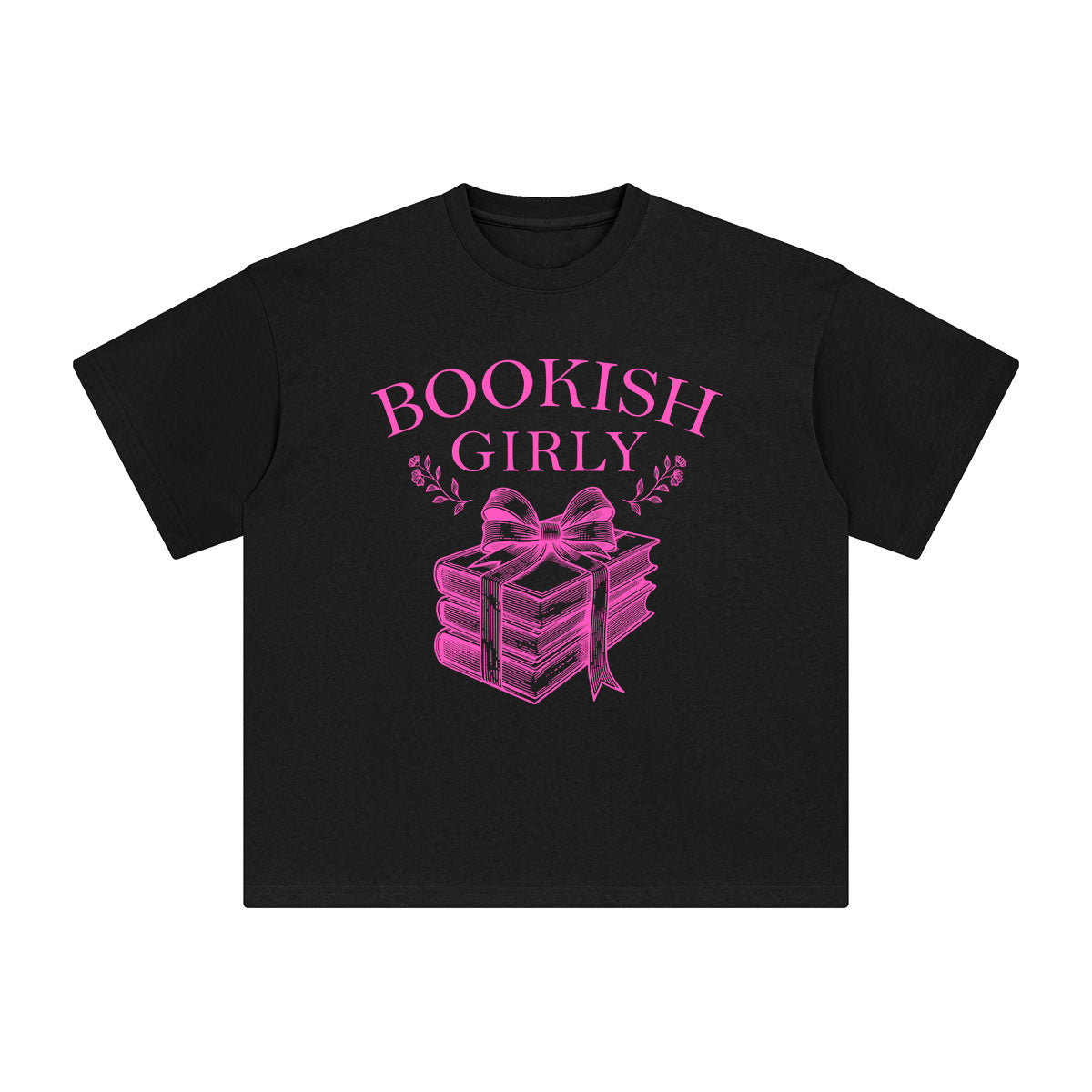 Bookish Girly Graphic Tee-INNBLAC Fashion Apparel