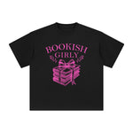 Bookish Girly Graphic Tee-INNBLAC Fashion Apparel