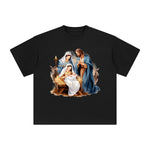 Christmas Nativity Scene Graphic Tee-INNBLAC Fashion Apparel
