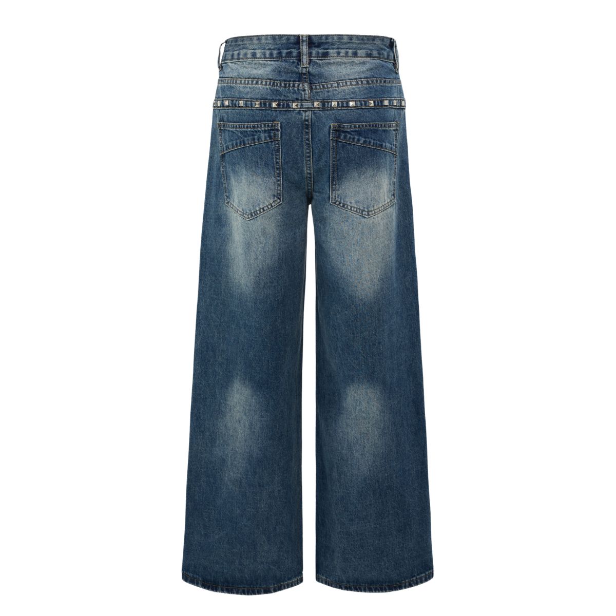 Studded Wide Leg Jeans