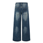 Studded Wide Leg Jeans
