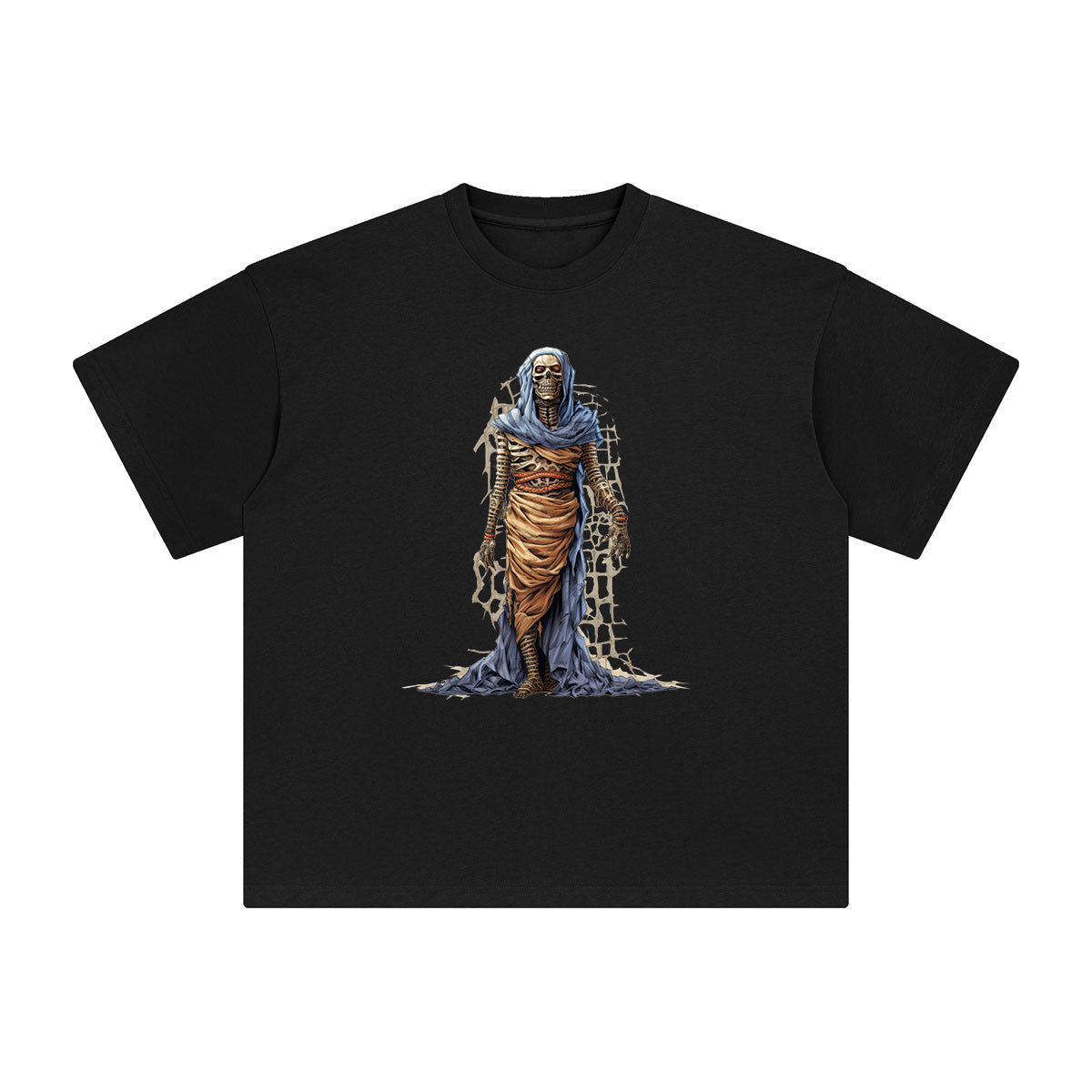 Halloween Mummie Graphic Tee-INNBLAC Fashion Apparel