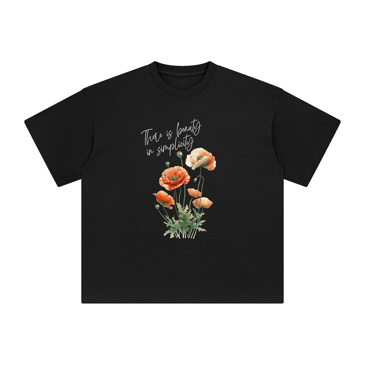 Poppy Graphic Tee-INNBLAC Fashion Apparel