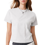 Women's Solid Color Crew Neck Tee 7.5oz