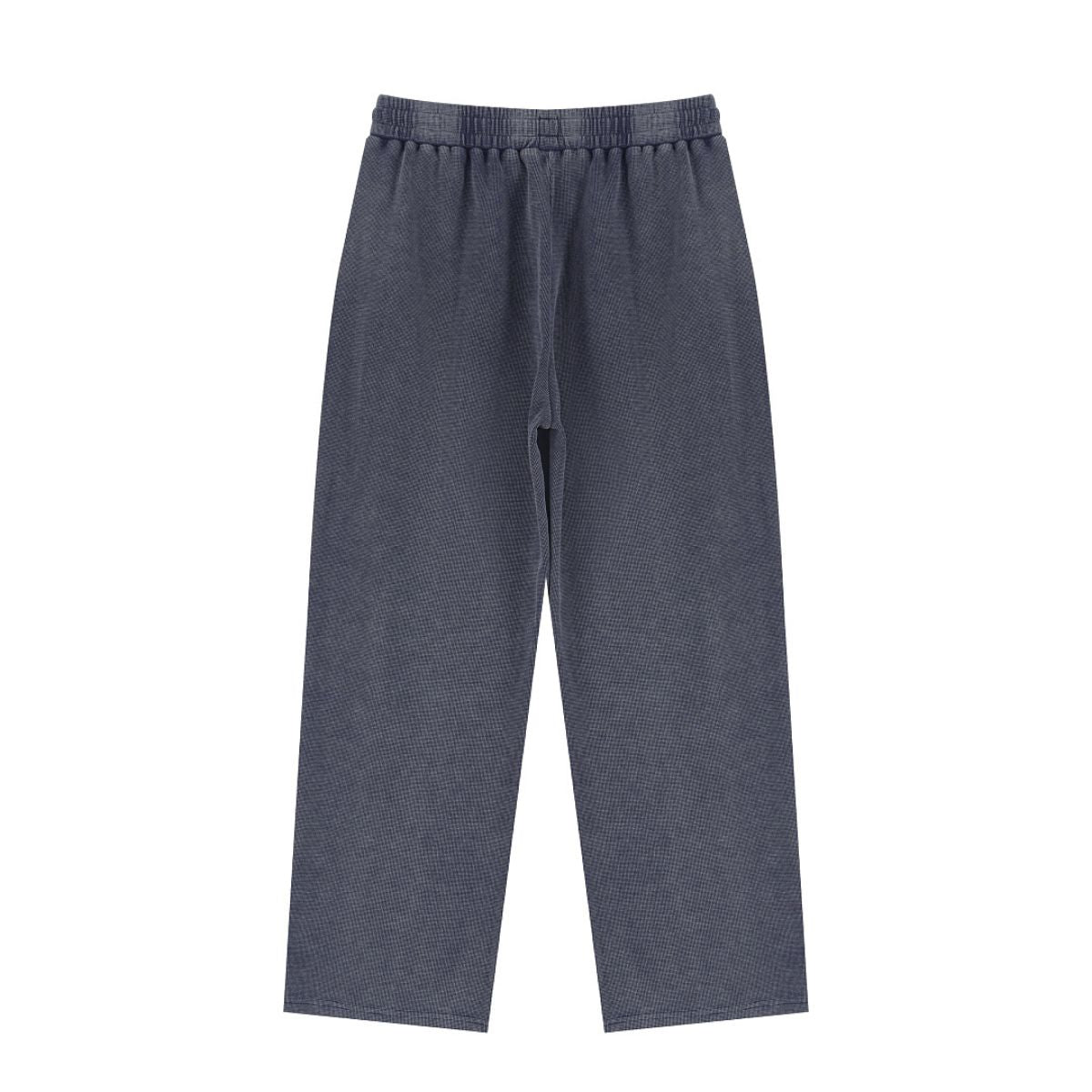 Waffle Texture Relaxed Fit Casual Pants