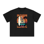 Skeleton Surfing Graphic Tee-INNBLAC Fashion Apparel