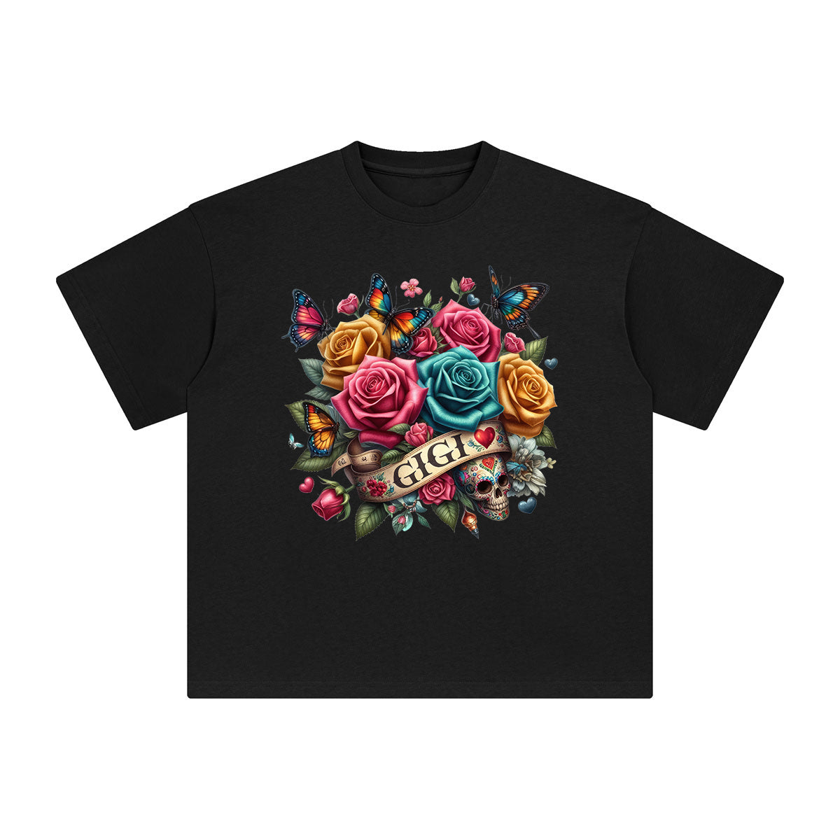GIGI Blossom Graphic Tee-INNBLAC Fashion Apparel