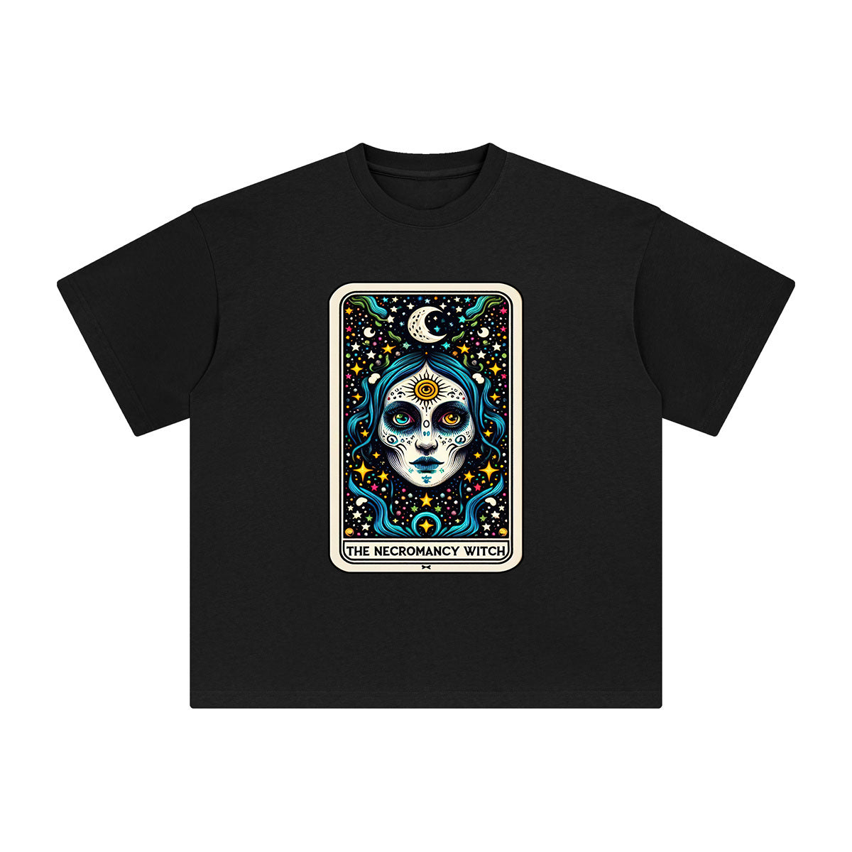 The Necromancy Witch Graphic Tee-INNBLAC Fashion Apparel