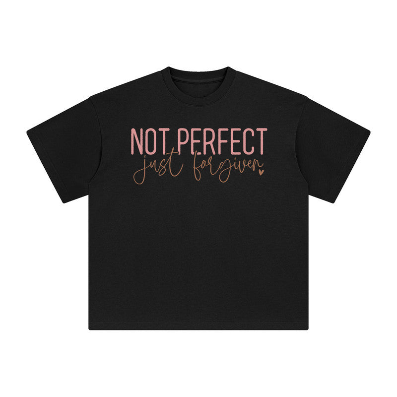 Not Perfect Just Forgiver Graphic Tee-INNBLAC Fashion Apparel
