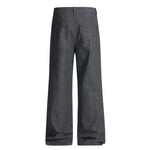 Tailored High Waist Wide Leg Striped Pants