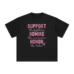 Support Admire Honor Quote Graphic Tee-INNBLAC Fashion Apparel