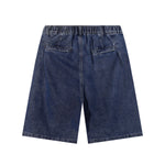 Bermudas con lavado vintage y salpicaduras de tinta