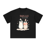 Snuggle Weather Graphic Tee-INNBLAC Fashion Apparel