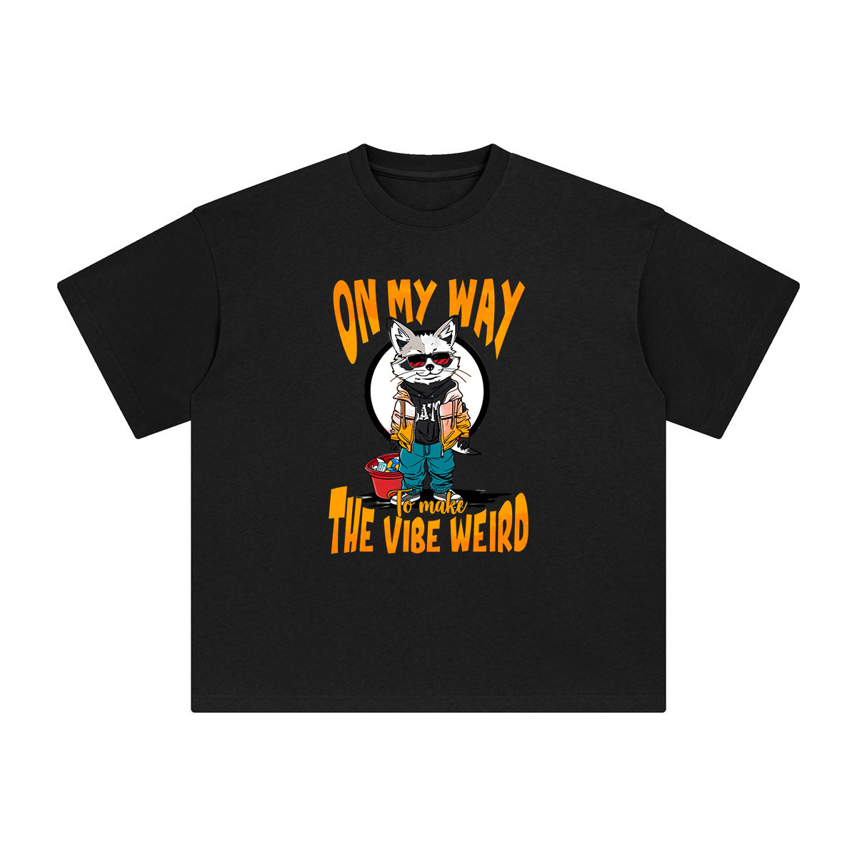 On My Way To Make The Vibe Weird Graphic Tee-INNBLAC Fashion Apparel