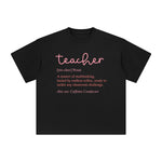 Teacher Quote Graphic Tee-INNBLAC Fashion Apparel